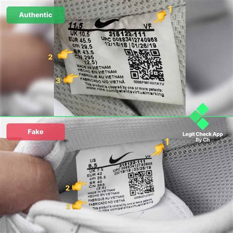 how to tell fake nikes|how to check if nikes are genuine.